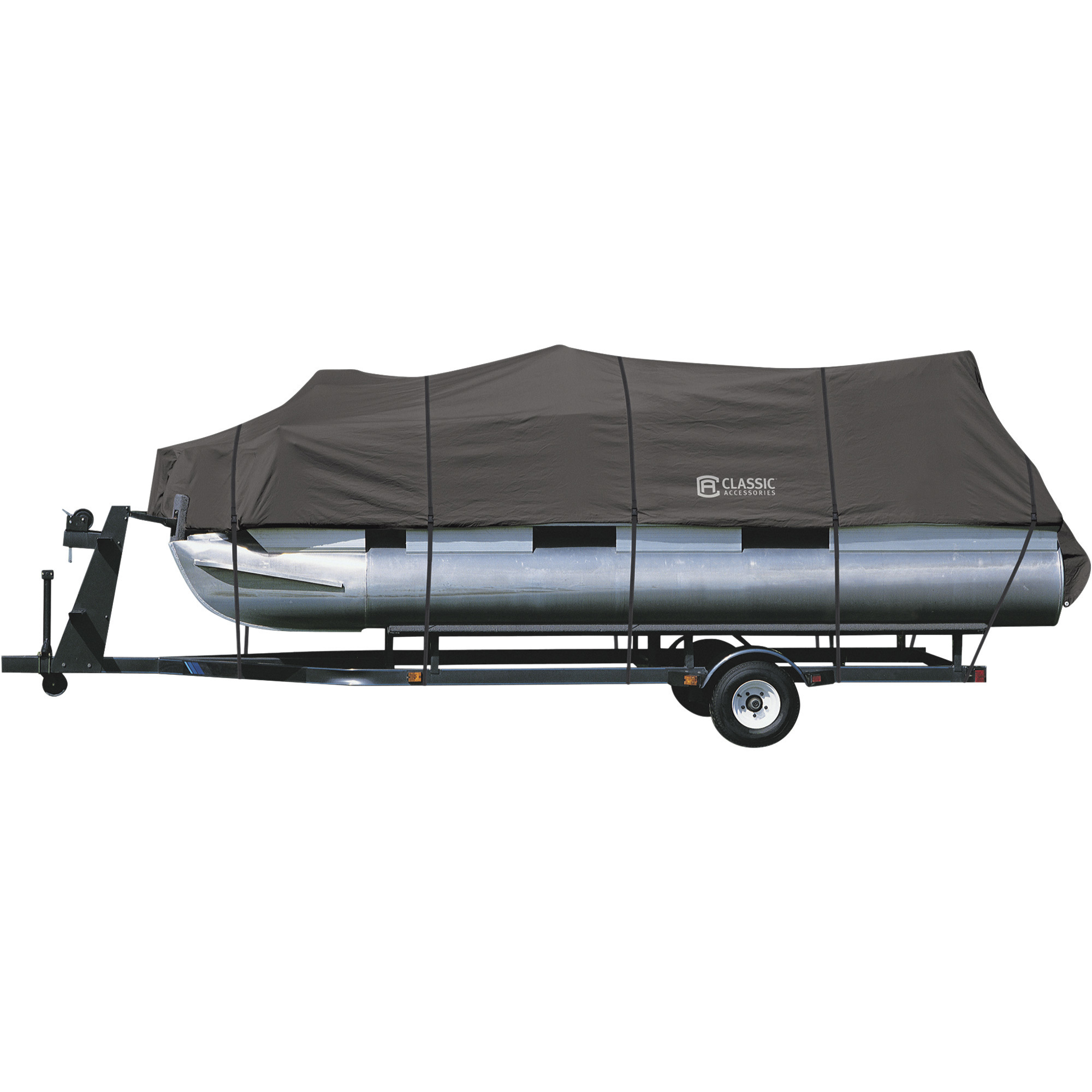 Classic Accessories StormPro Pontoon Cover, Fits Pontoons 17ft.-20ft.L x 102in.W, Model# 20-027-080801-00